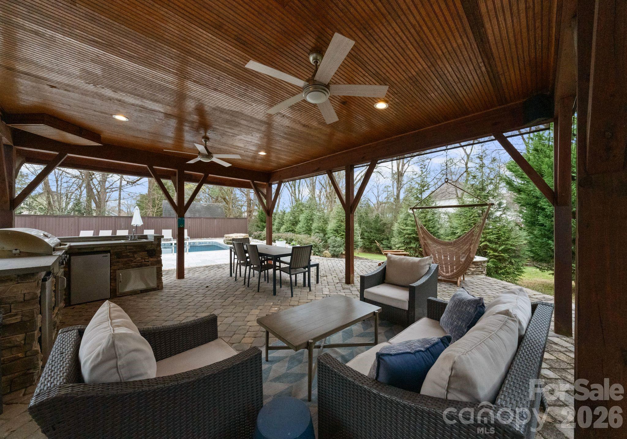 3800 River Ridge Road Charlotte, NC 28226 - Photo 42 of 48 a living room with furniture and a large window