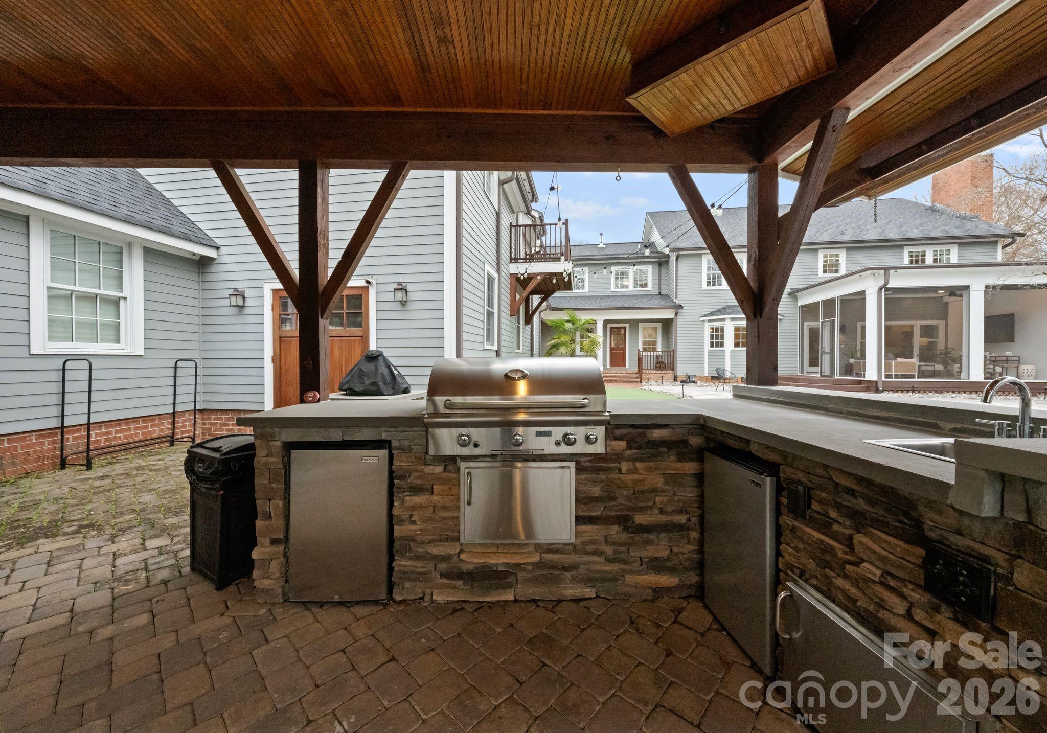 3800 River Ridge Road Charlotte, NC 28226 - Photo 44 of 48 a view of a house with backyard porch and sitting area