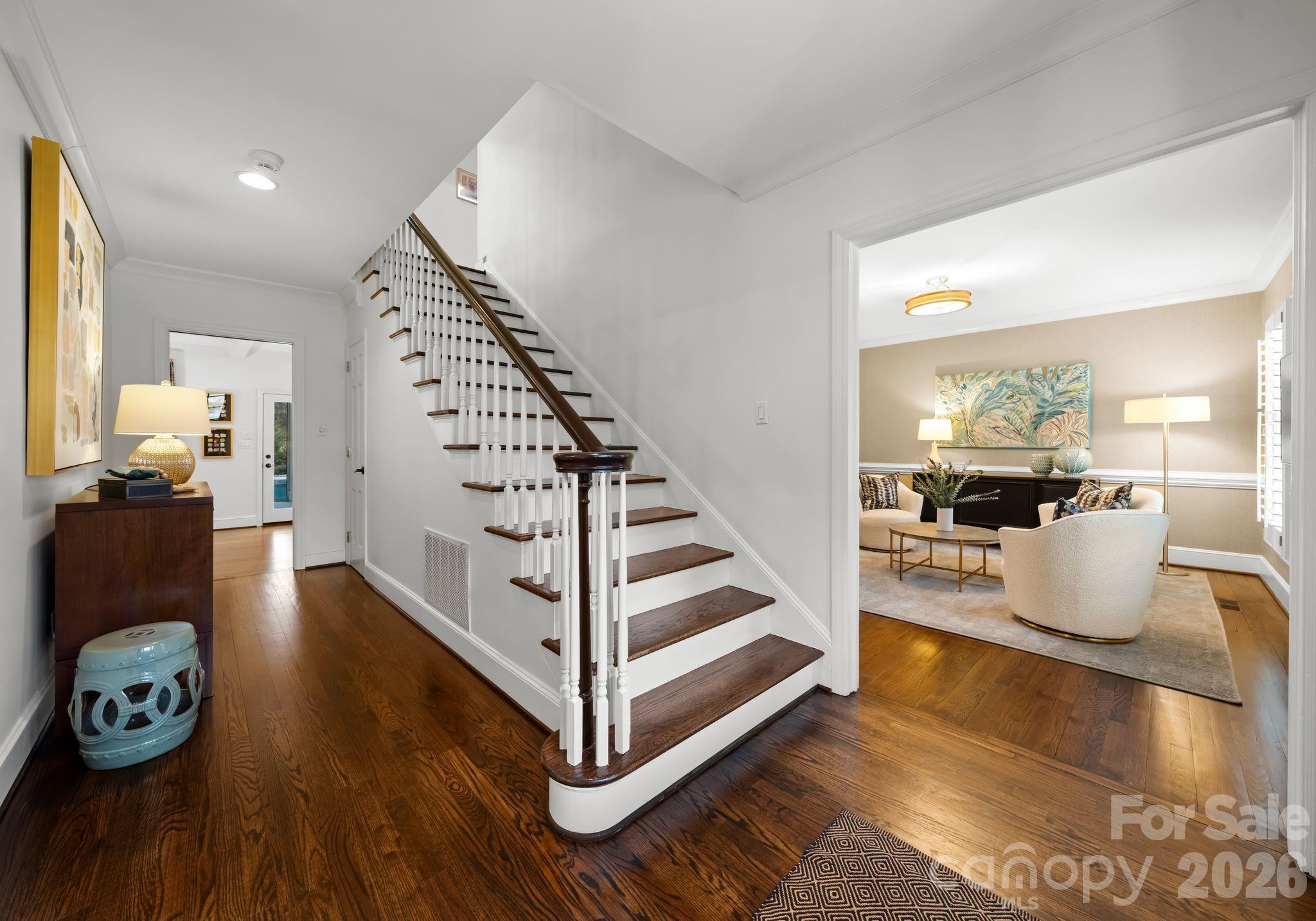 3800 River Ridge Road Charlotte, NC 28226 - Photo 5 of 48 a view of living room with furniture and wooden floor