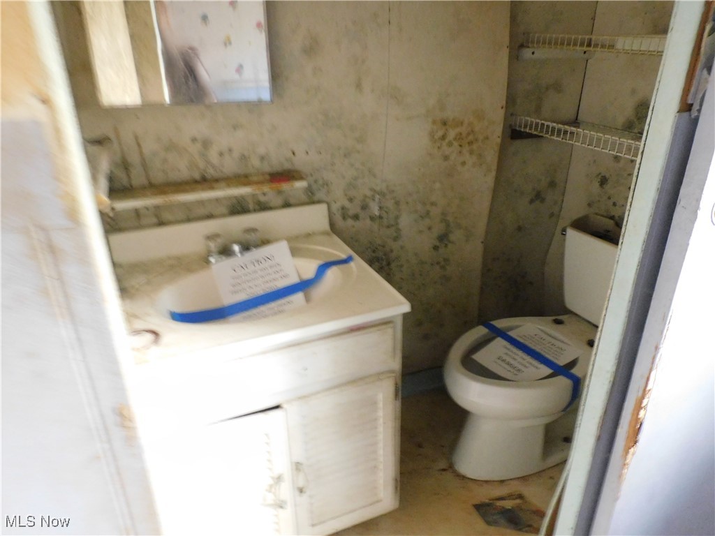 421 Dorman Road Conneaut, OH 44030 - Photo 14 of 19 Bathroom with toilet and vanity