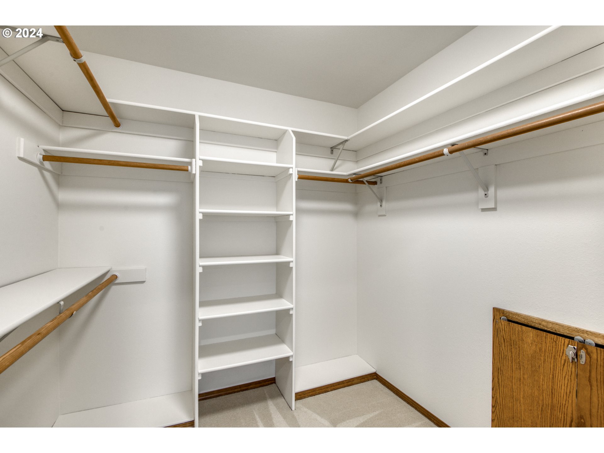612 Southeast Lovrien Place Gresham, OR 97080 - Photo 20 of 48 a view of an empty walk in closet