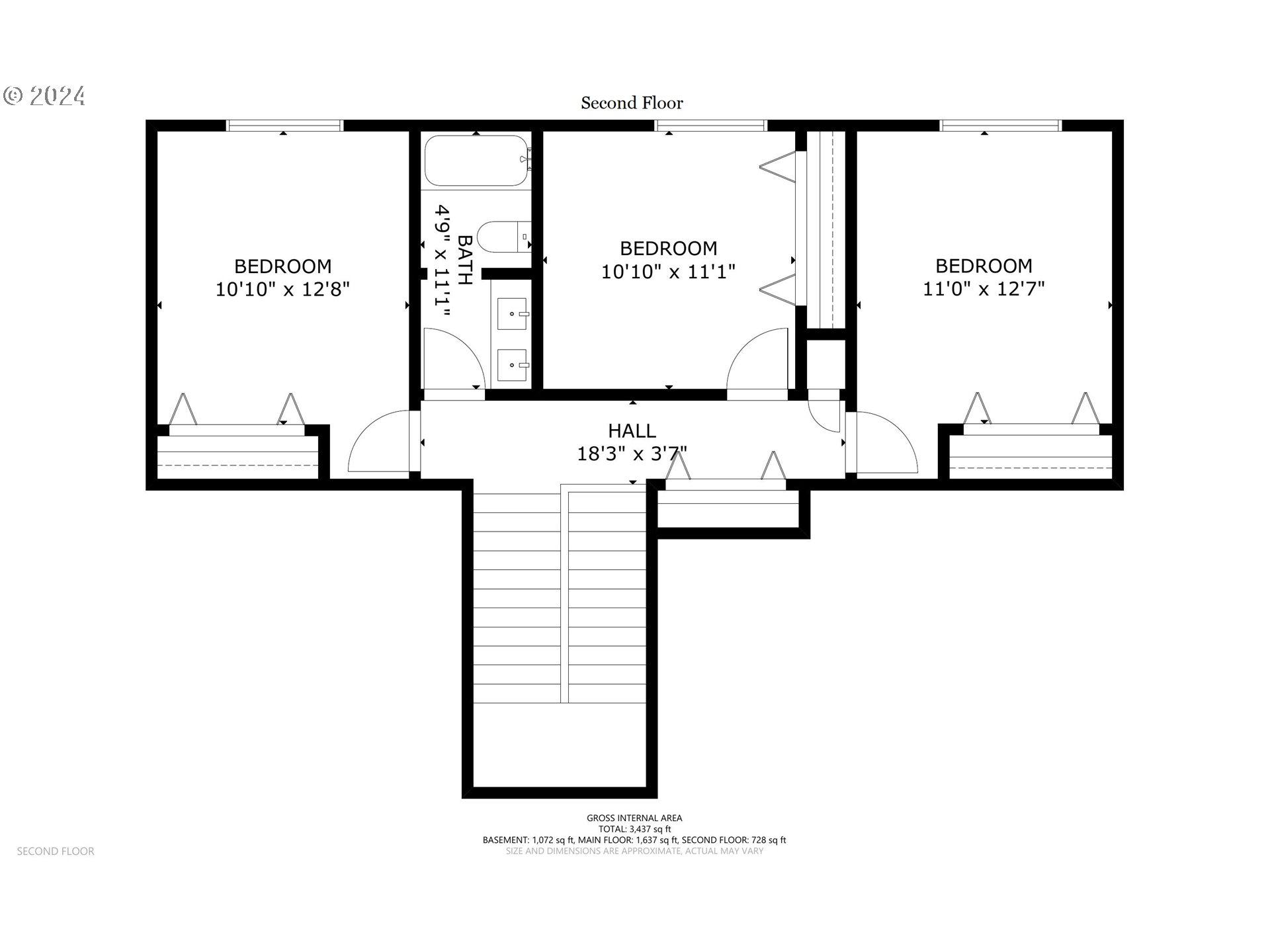 612 Southeast Lovrien Place Gresham, OR 97080 - Photo 47 of 48 a picture of a floor plan