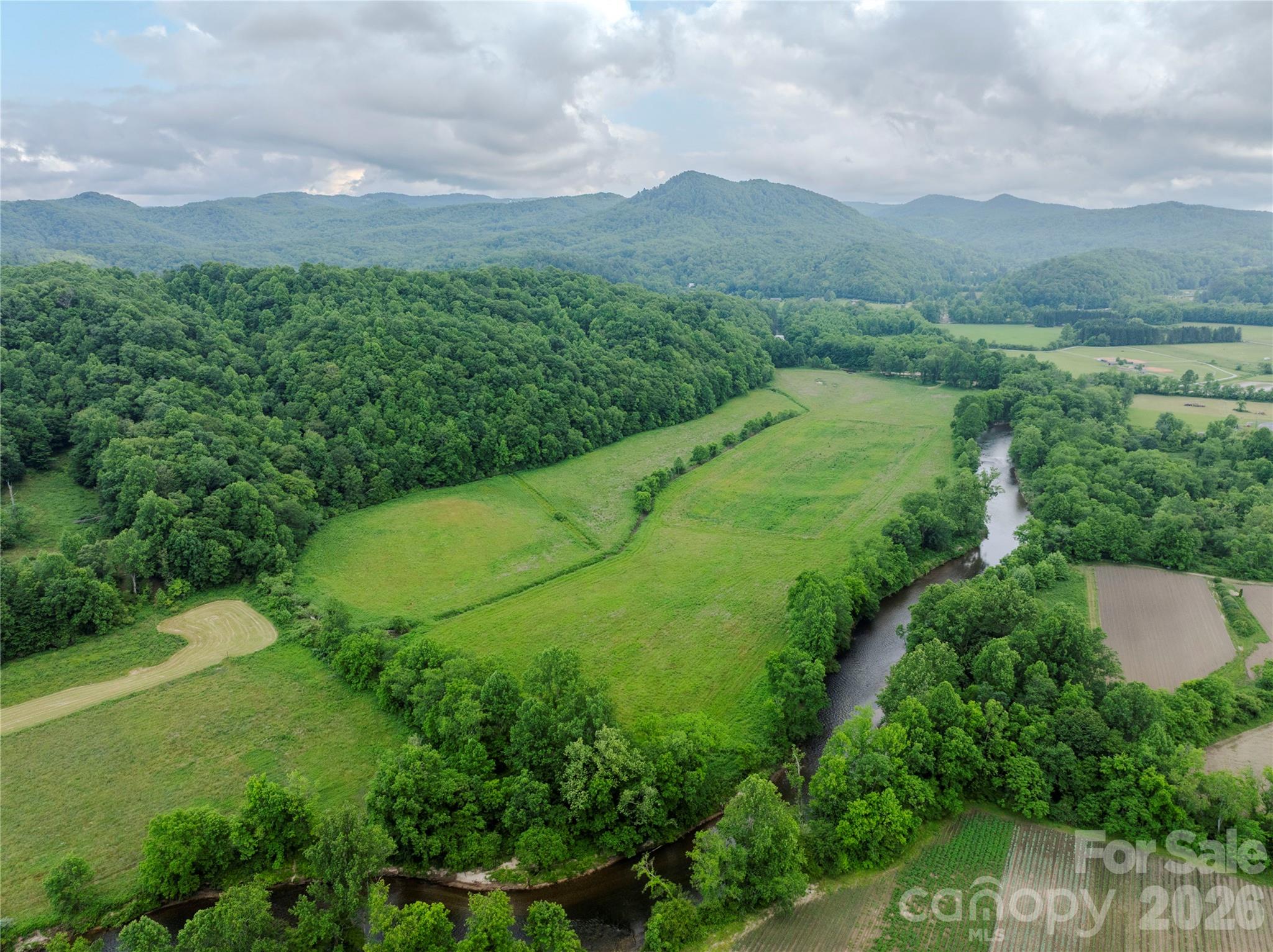 80 Orr Road Brevard, NC 28712 - Photo 1 of 2 a view of a lush green outdoor space with a lake view