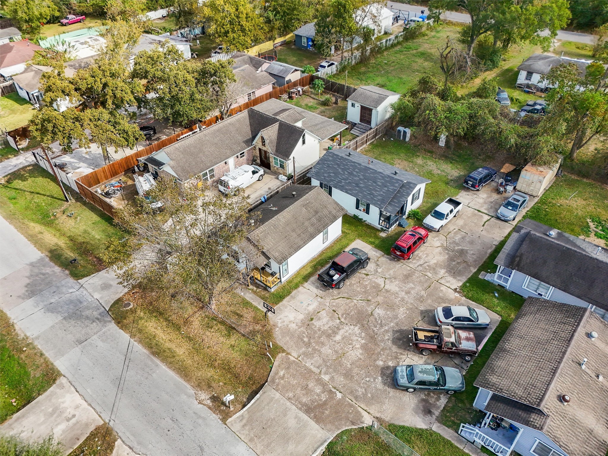 8514 Spaulding Street Houston, TX 77016 - Photo 13 of 19 an aerial view of a house with a garden