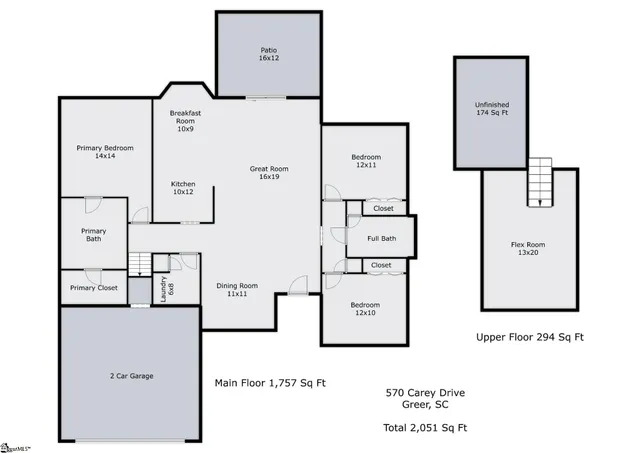 $315,000 | 570 Carey Drive, Greer, SC 29651
