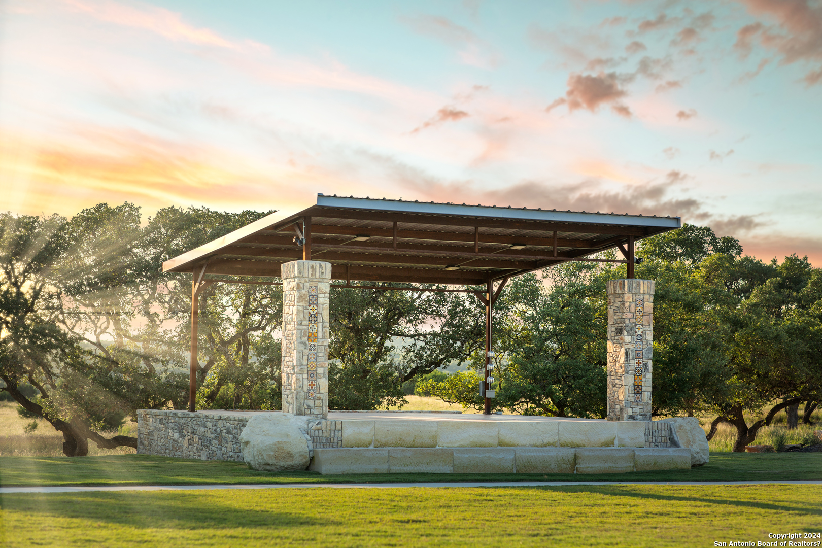 301 Fandango Boerne, TX 78006 - Photo 14 of 17 a view of a swimming pool with an outdoor seating