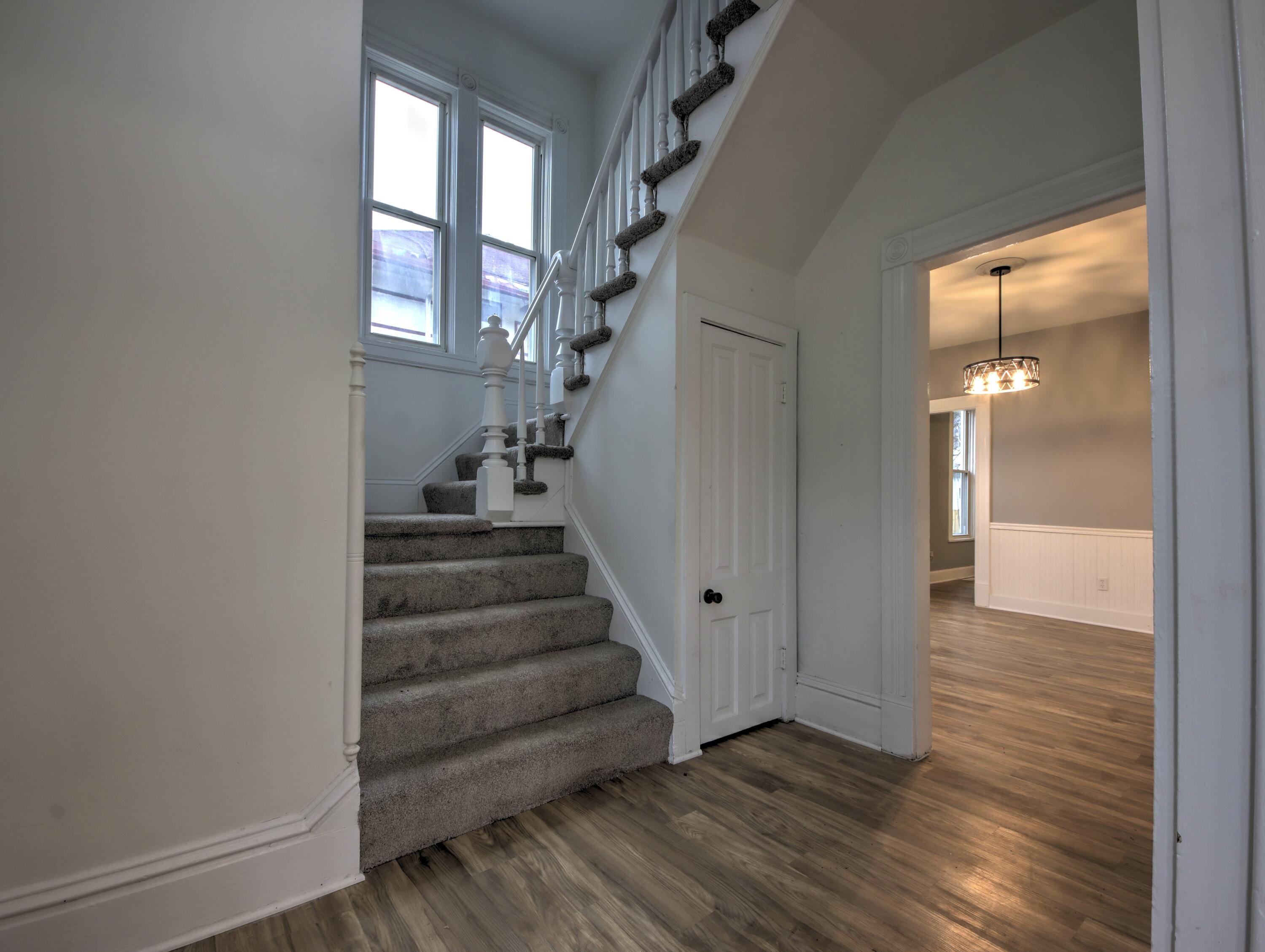 1005 Harrison Street La Porte, IN 46350 - Photo 5 of 54 a view of entryway and hall with wooden floor