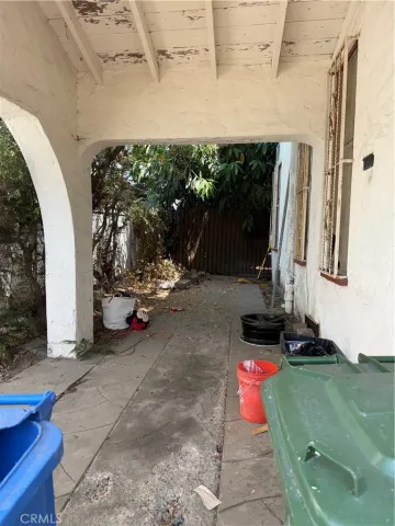 a view of outdoor space and porch