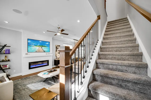 a bathroom with a sink toilet and mirror
