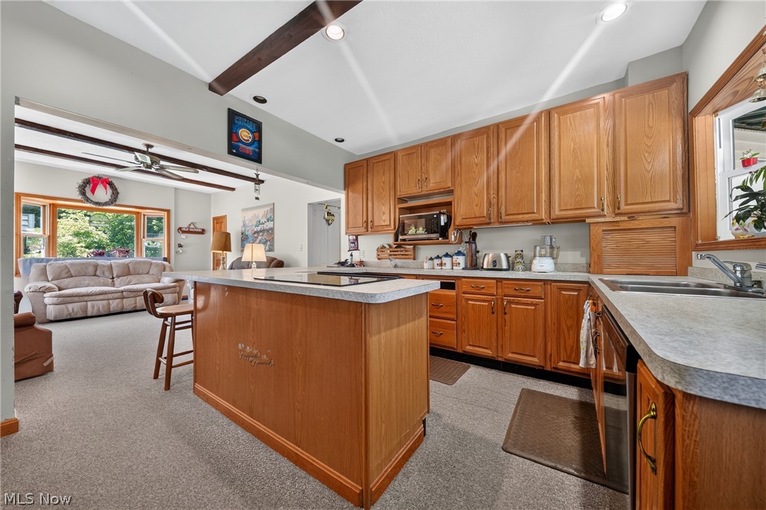 498 Mill Road Conneaut, OH 44030 - Photo 50 of 50 Open Floor Plan between the kitchen and family room in the 2-story Main House