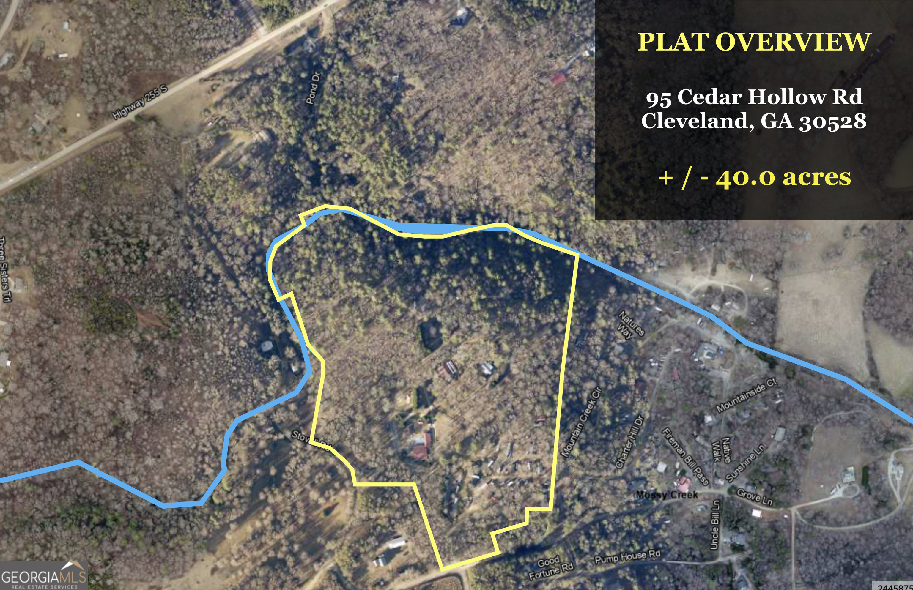 95 Cedar Hollow Road Cleveland, GA 30528 - Photo 26 of 54 a sign on the side of a building