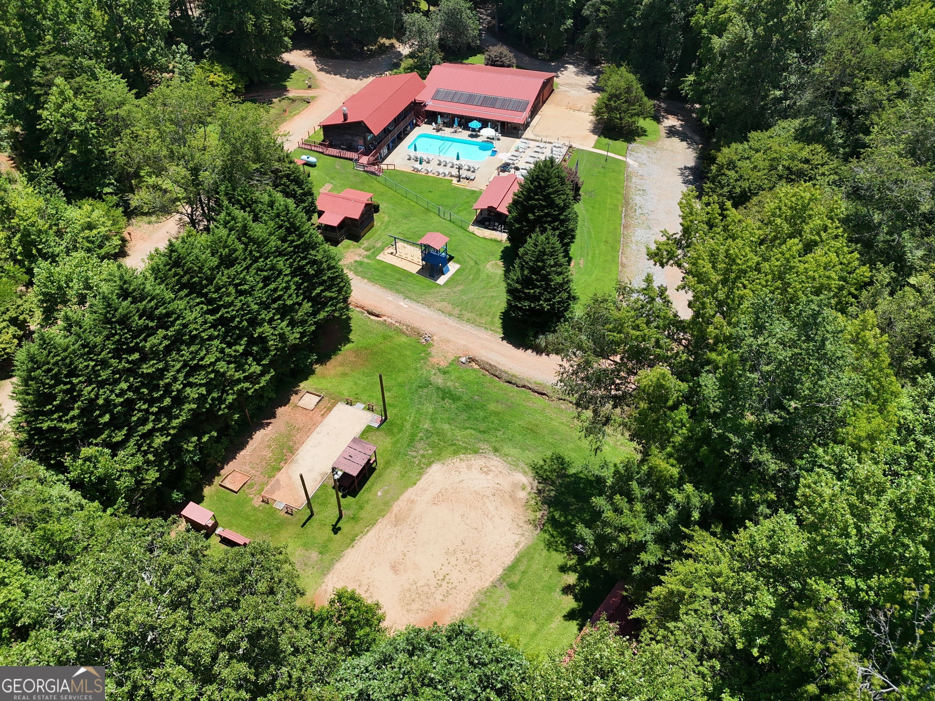 95 Cedar Hollow Road Cleveland, GA 30528 - Photo 29 of 54 an aerial view of a house
