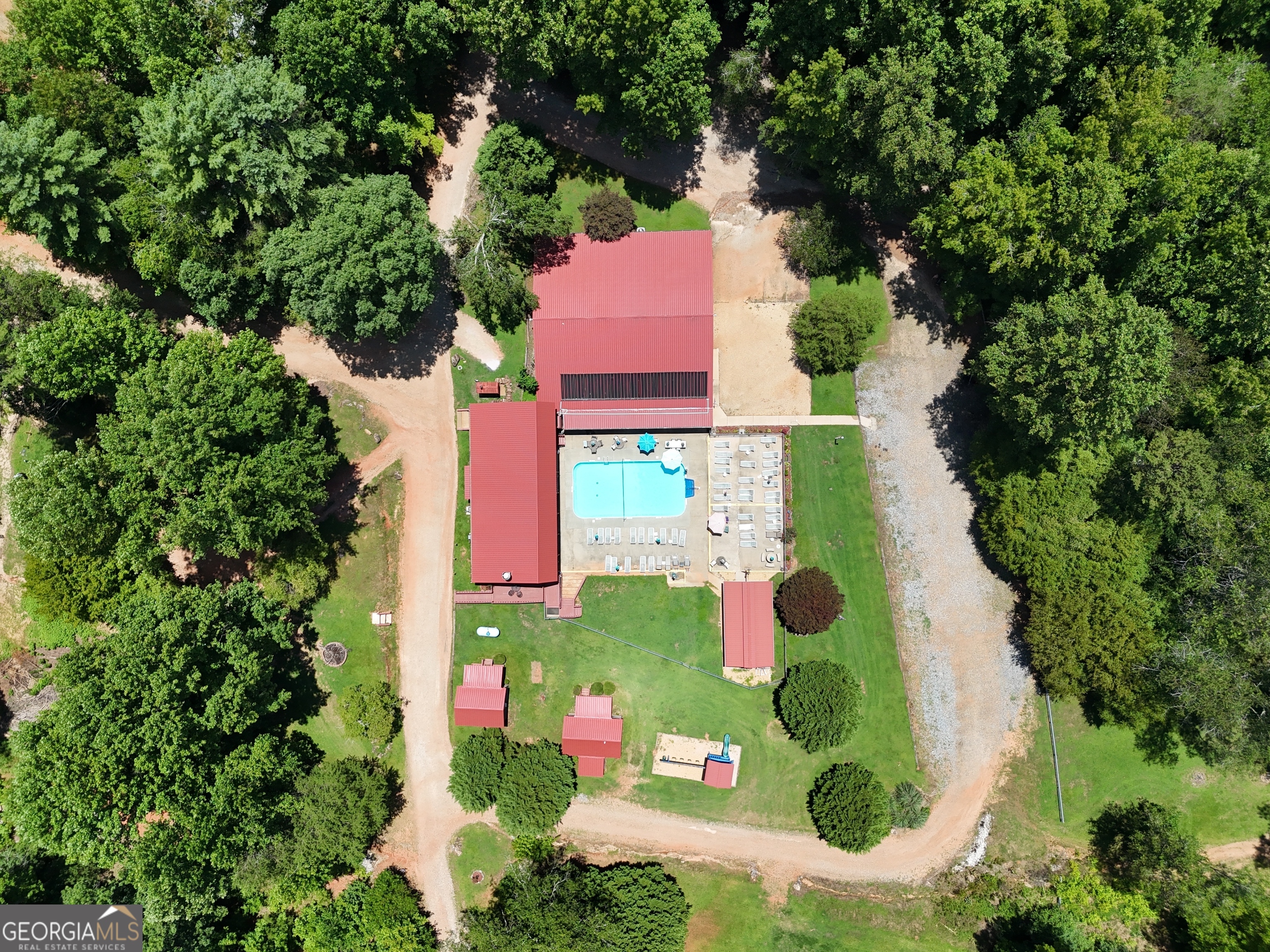 95 Cedar Hollow Road Cleveland, GA 30528 - Photo 30 of 54 an aerial view of house