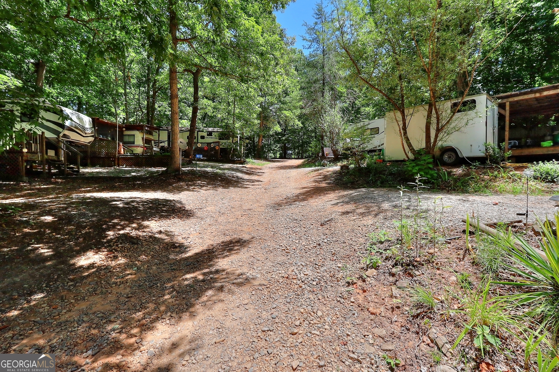 95 Cedar Hollow Road Cleveland, GA 30528 - Photo 48 of 54 a view of a backyard with large trees