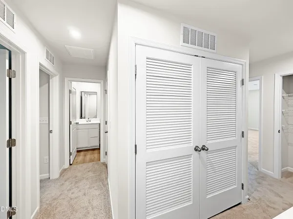 a view of a livingroom with a bathroom