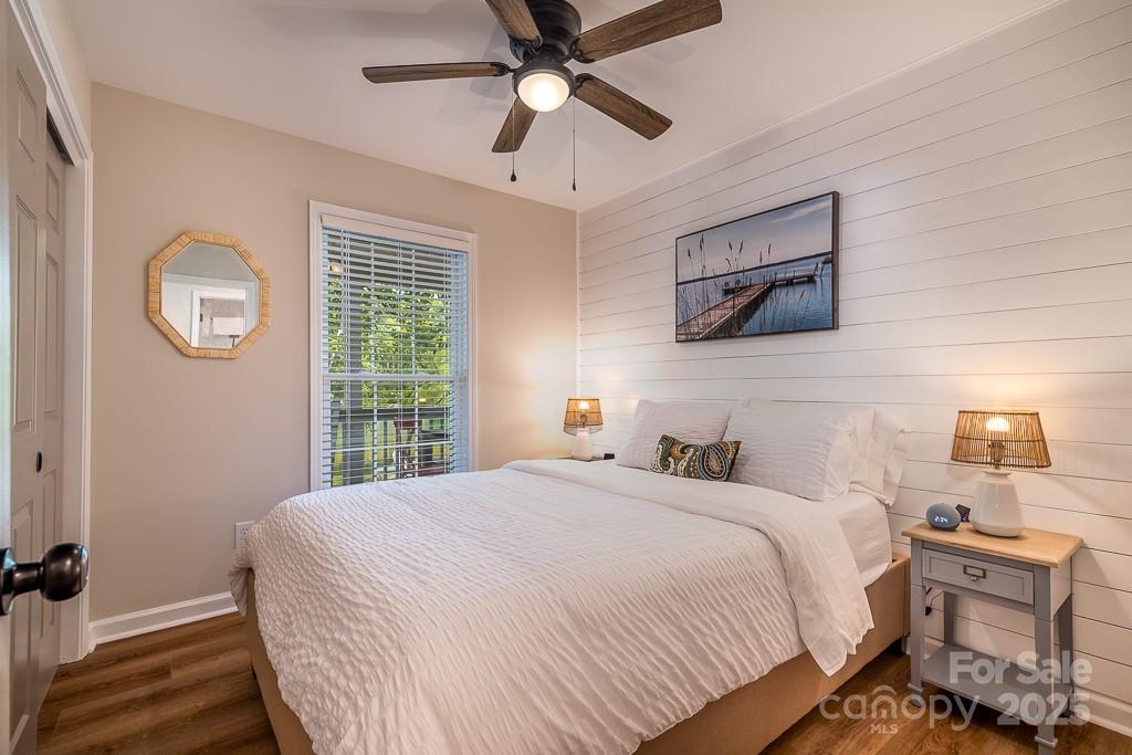 8410 Slate Street Terrell, NC 28682 - Photo 23 of 38 a bedroom with a bed and a tv