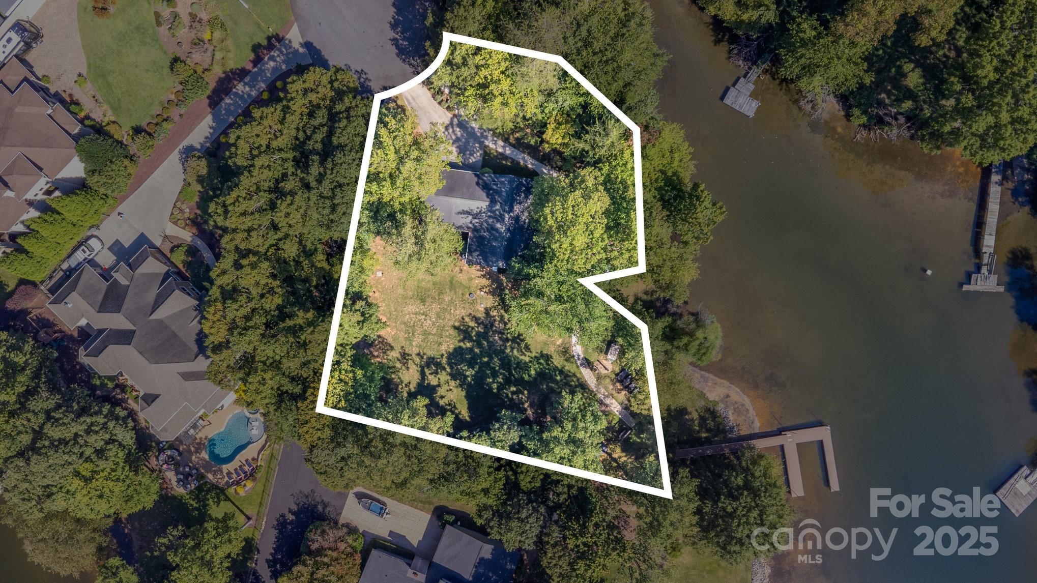8410 Slate Street Terrell, NC 28682 - Photo 35 of 38 an aerial view of a house having outdoor space