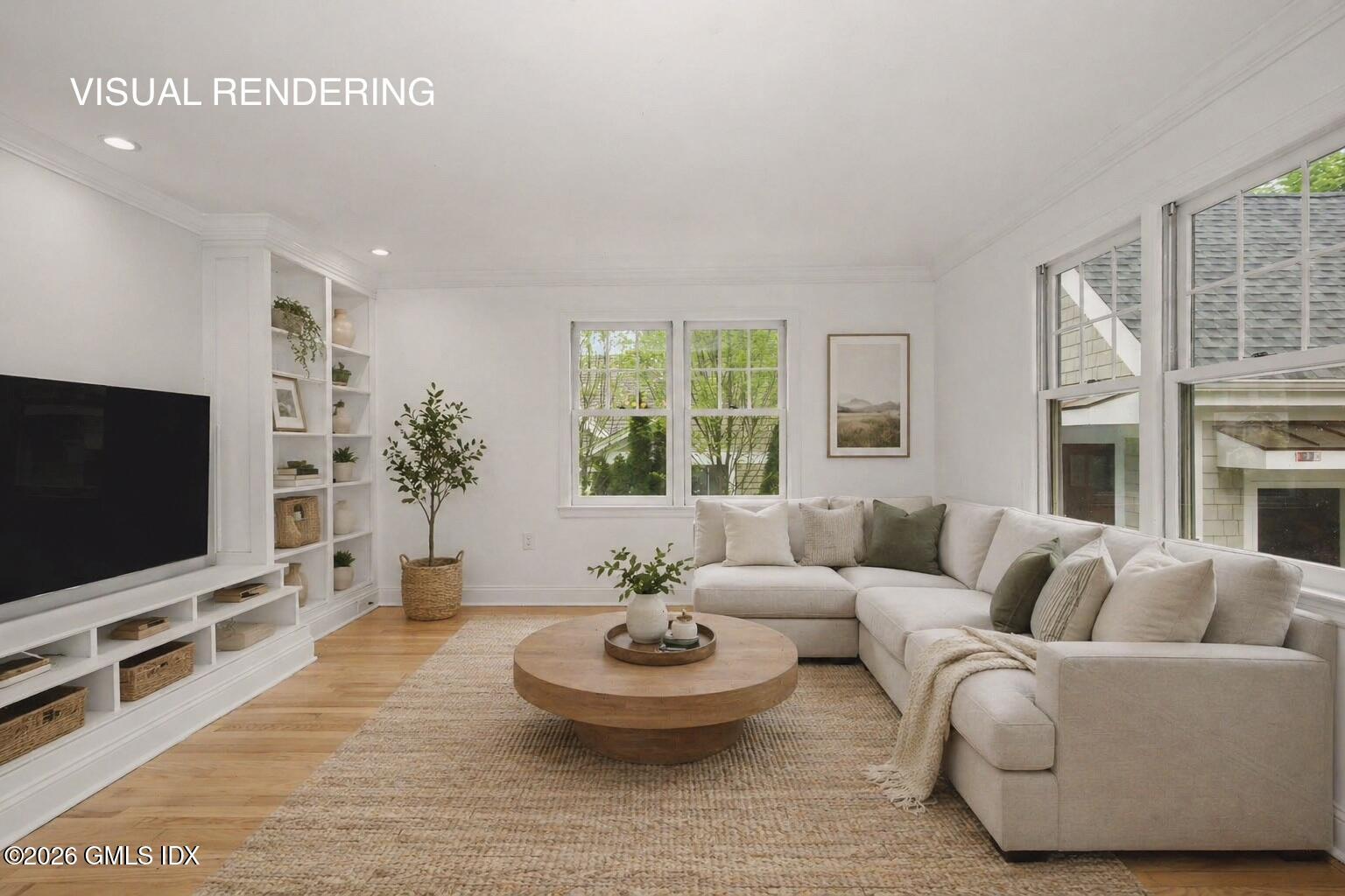 9 Valleywood Road Cos Cob, CT 06807 - Photo 11 of 29 Family Room Rendering