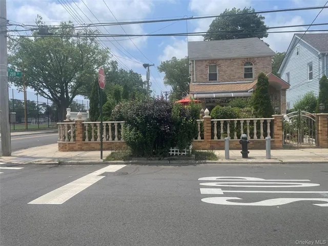 a view of a house with a patio