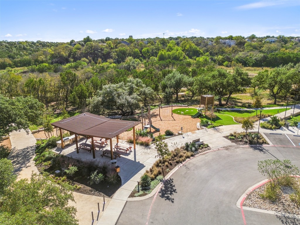 1017 Highcrest Georgetown, TX 78628 - Photo 38 of 40 an aerial view of a houses with a yard and lake view