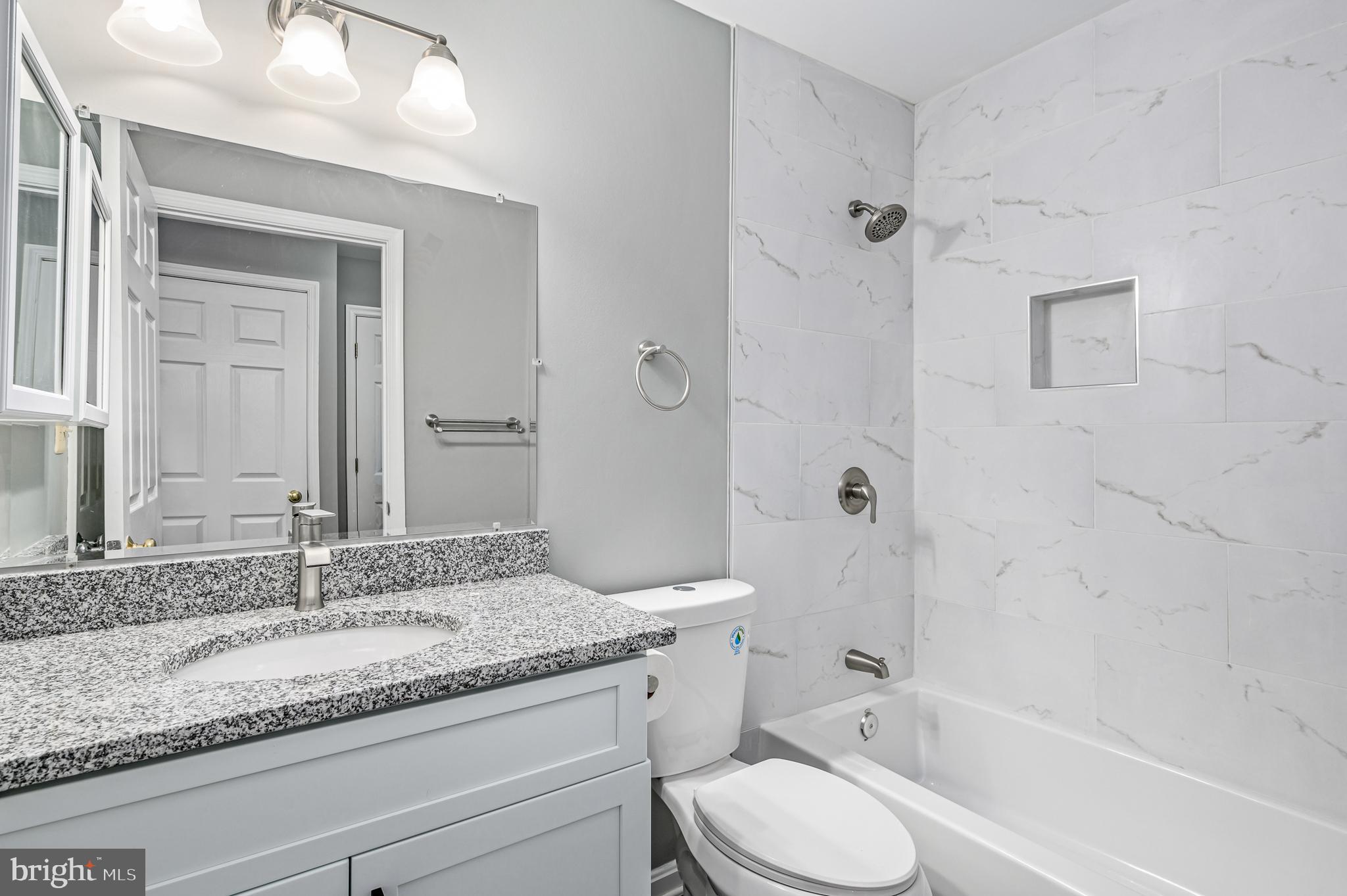 21012 Timber Ridge Terrace, Unit 101 Ashburn, VA 20147 - Photo 22 of 29 Hall Bath Remodeled