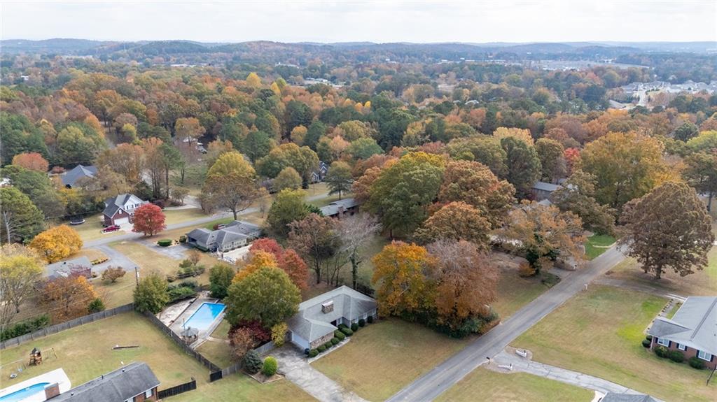 127 Windsor Drive Calhoun, GA 30701 - Photo 53 of 57 an aerial view of a houses with a street