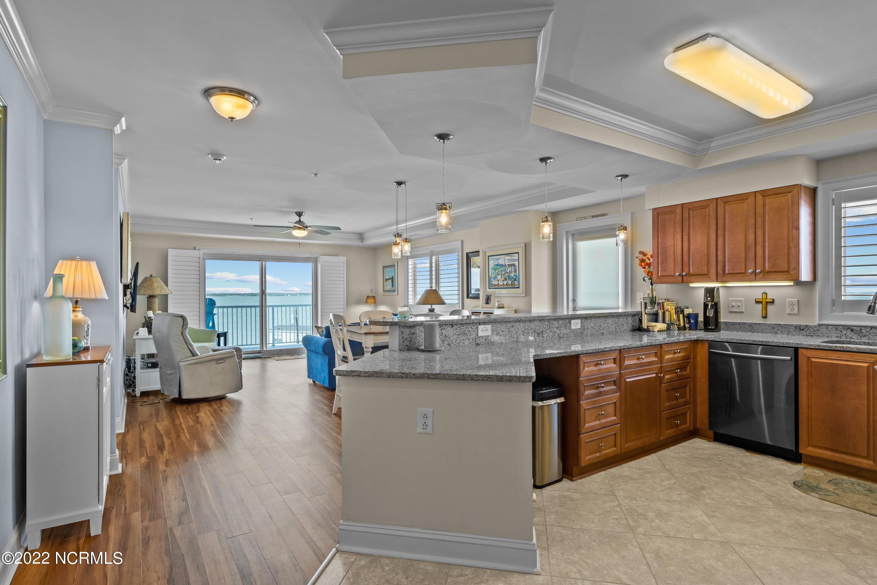 1550 Salter Path Road, Unit 210 Indian Beach, NC 28512 - Photo 12 of 36 Kitchen/Living Room
