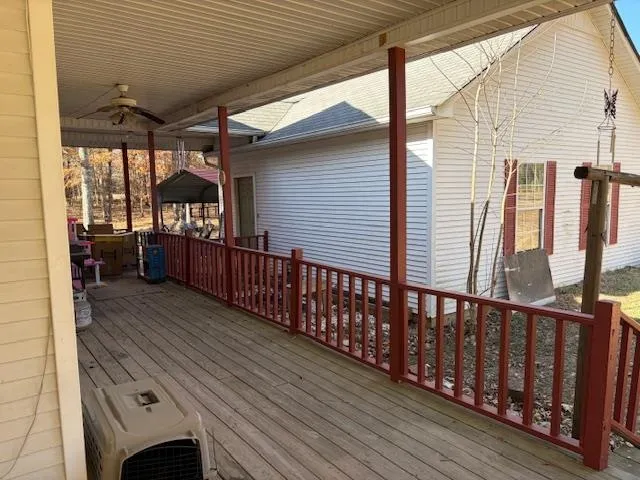 a view of balcony with furniture