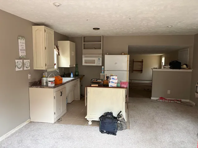 a room with storage and utility