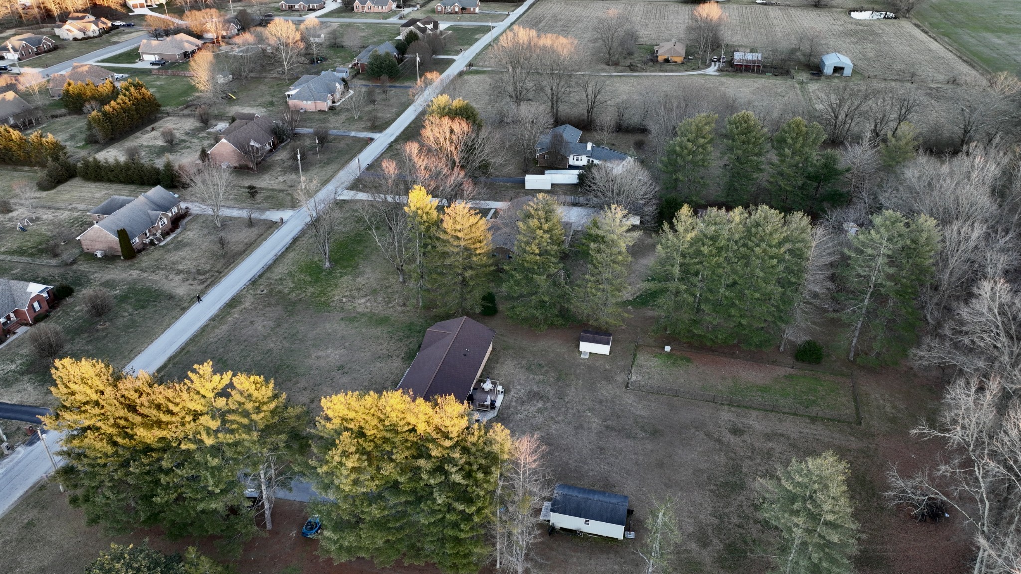 510 Brandon Road Manchester, TN 37355 - Photo 20 of 50 an aerial view of a house with a yard