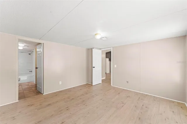 wooden floor in an empty room