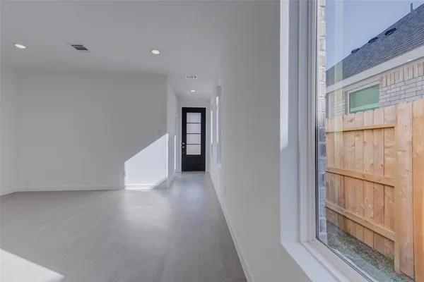 a view of an empty room