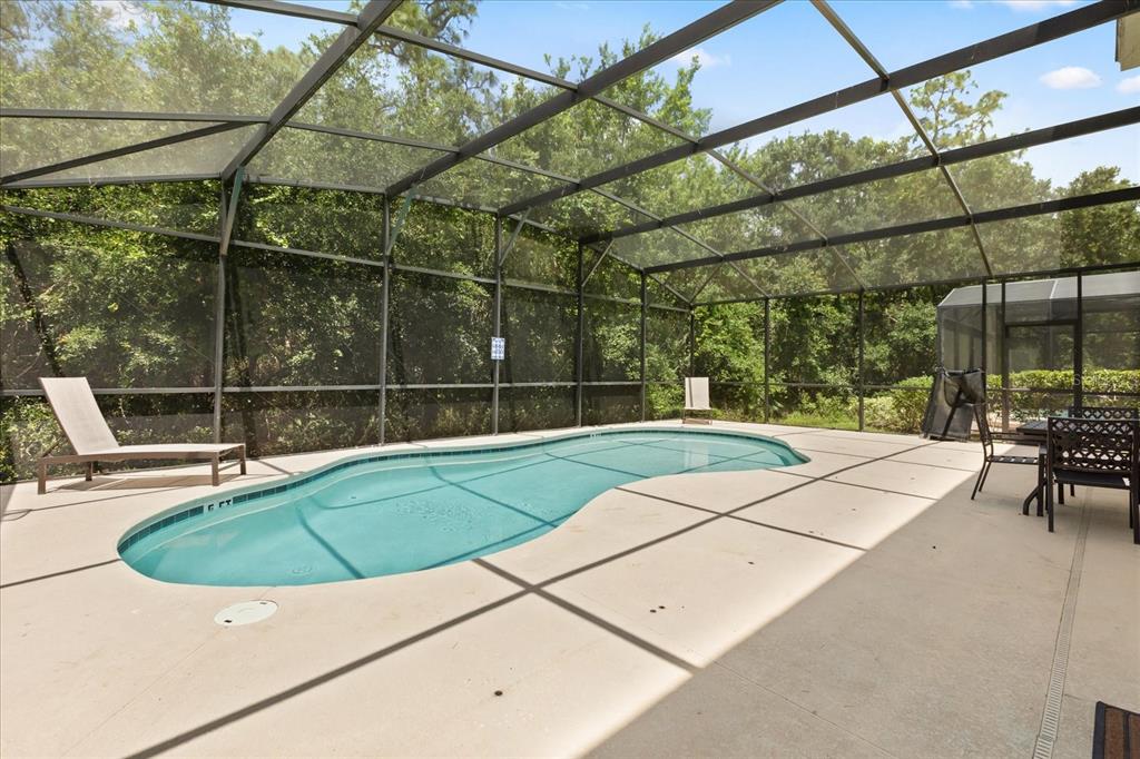 4565 Cabello Loop Kissimmee, FL 34746 - Photo 30 of 33 a view of a backyard with sitting area