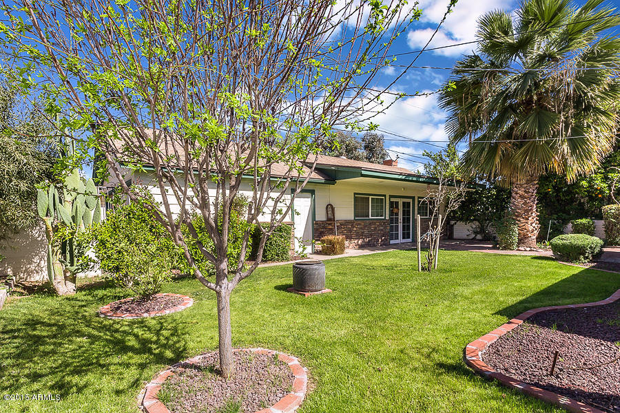 334 West Granada Road Phoenix, AZ 85003 - Photo 24 of 31 Backyard looking at Guesthouse