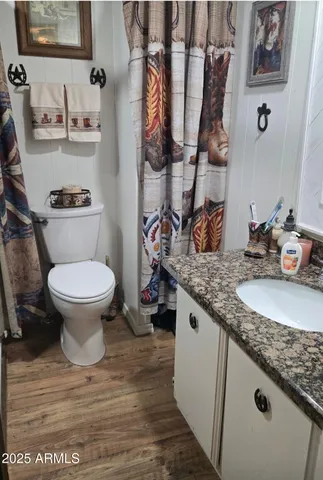 a view of a wooden wall