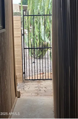 a view of a walk in closet