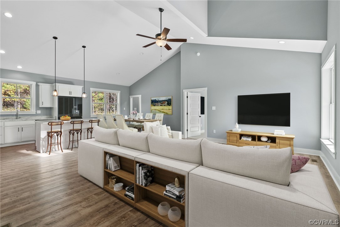 Tbd Forest Ridge Drive Scottsville, VA 24590 - Photo 16 of 17 a living room with furniture and a flat screen tv