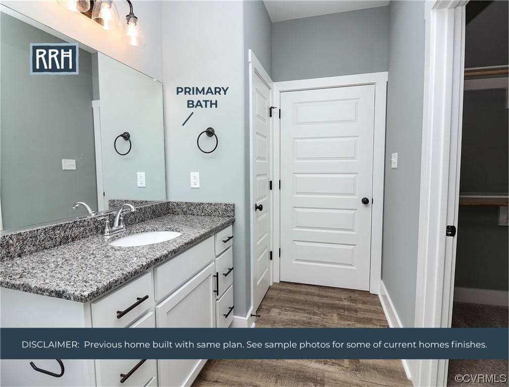 Tbd Forest Ridge Drive Scottsville, VA 24590 - Photo 5 of 17 a bathroom with a granite countertop sink and a mirror