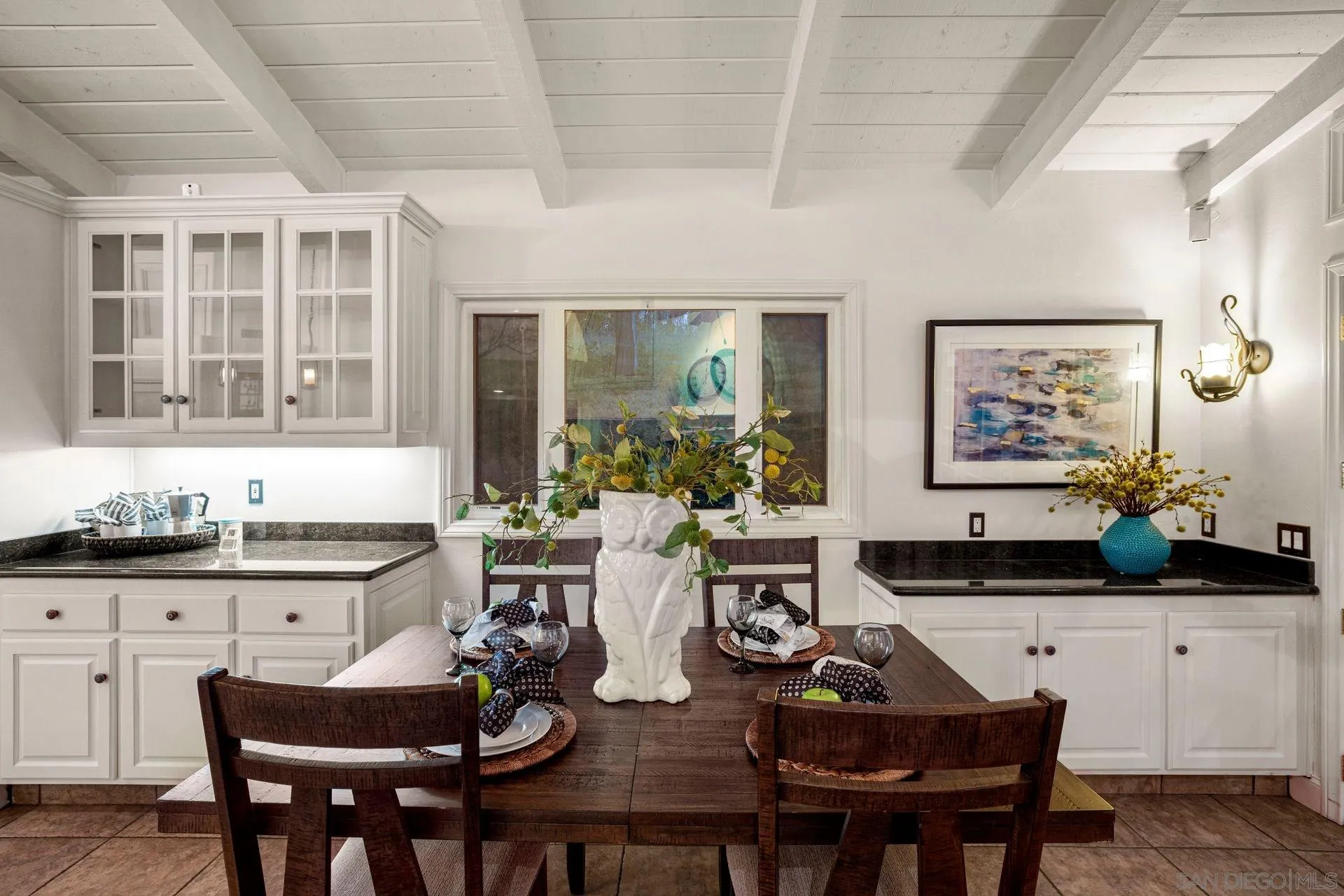 7671 La Brisa Rancho Santa Fe, CA 92067 - Photo 21 of 34 a view of a dining room with furniture