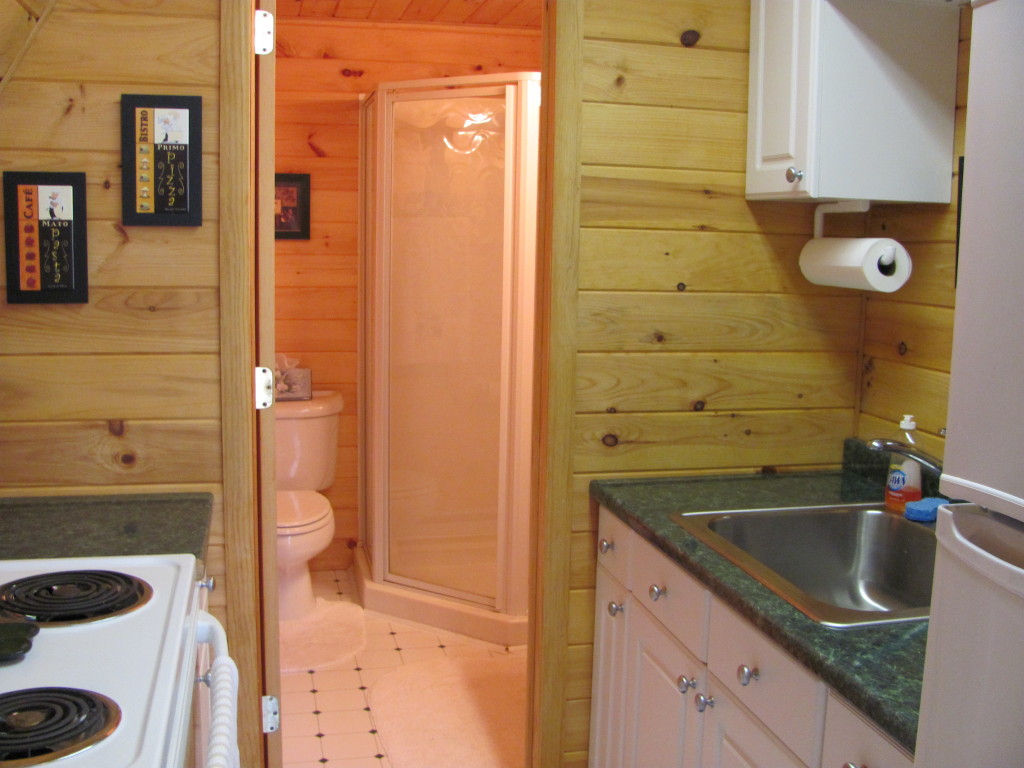 1525 North Main Road Otis, MA 01253 - Photo 10 of 13 a bathroom with a sink a toilet and shower