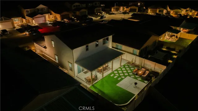 a view of swimming pool from window