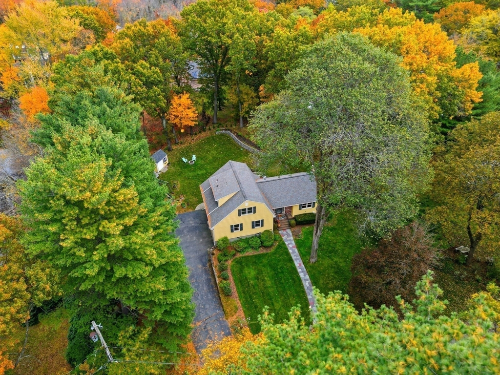 5 Carnegie Place Lexington, MA 02420 - Photo 4 of 39 an aerial view of a house with a yard basket ball court and outdoor seating
