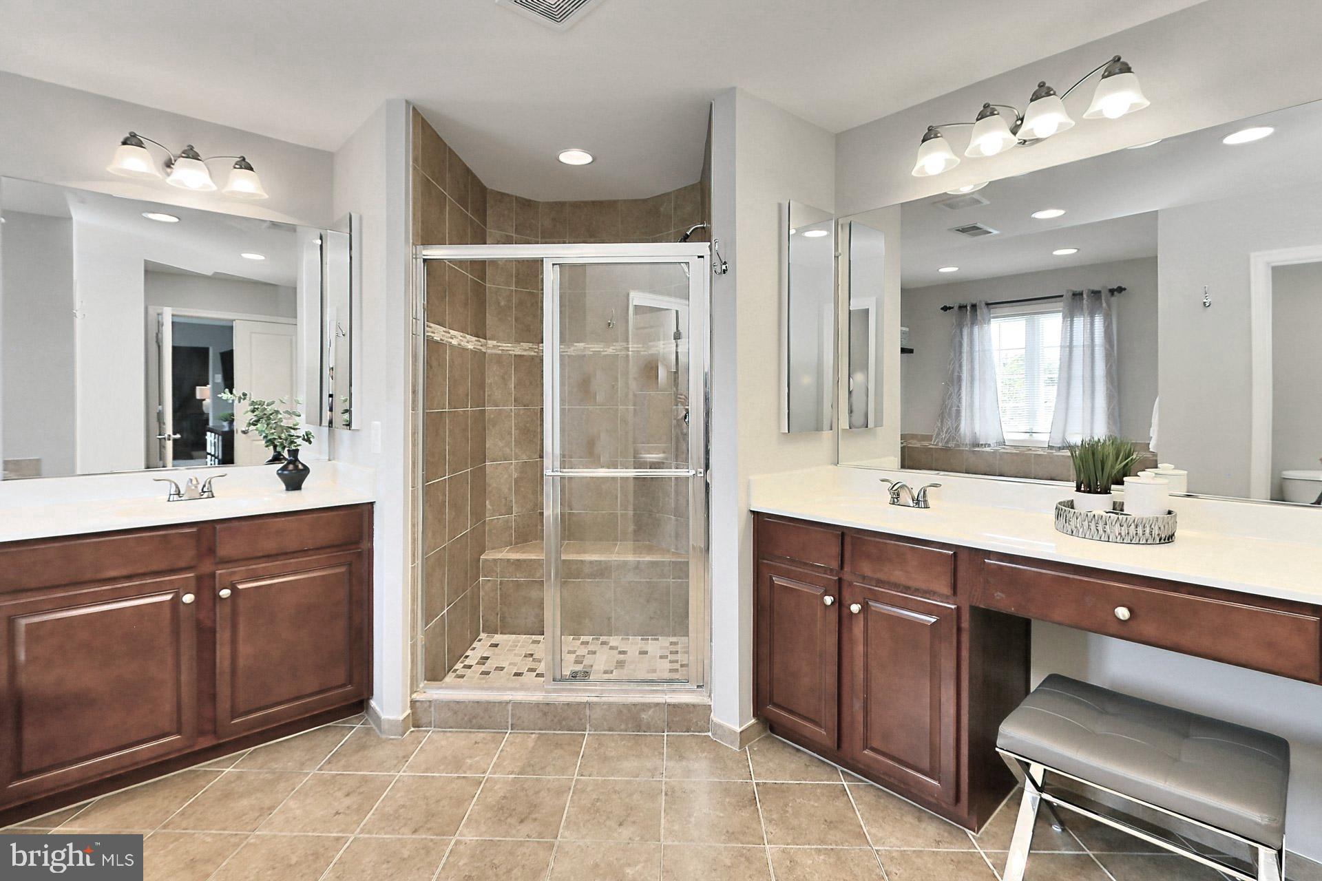 42395 Rising Moon Place Brambleton, VA 20148 - Photo 22 of 82 Owners Luxury Bath w/ 2 Separate Vanities