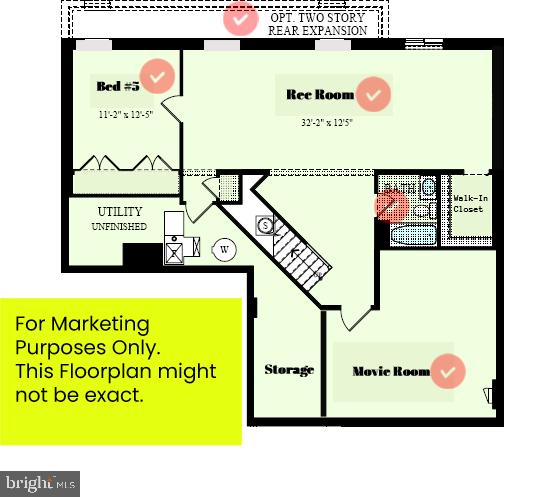 42395 Rising Moon Place Brambleton, VA 20148 - Photo 82 of 82 SAMPLE LOWER LEVEL FLOORPLAN