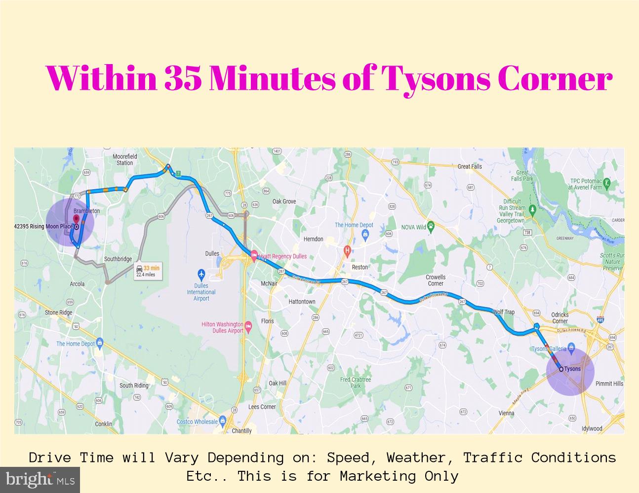 42395 Rising Moon Place Brambleton, VA 20148 - Photo 77 of 82 Easy Commute to Tysons Corner