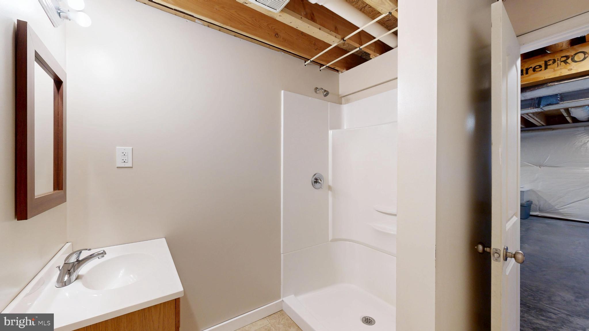 202 East Buck Point Road Clayton, DE 19938 - Photo 37 of 53 a bathroom with a sink and shower