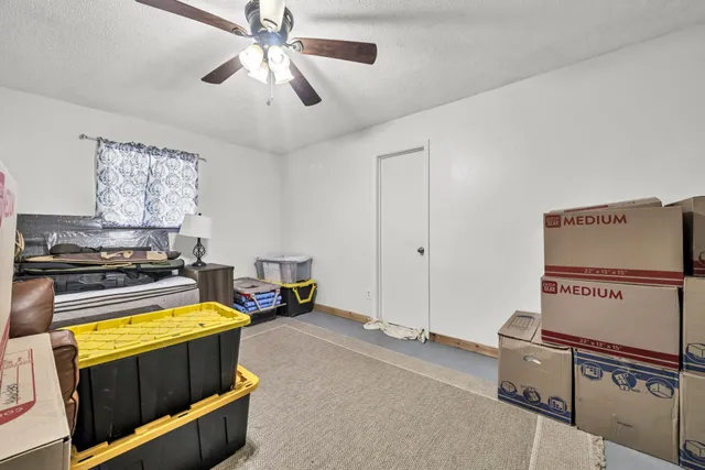 a room with storage and utility