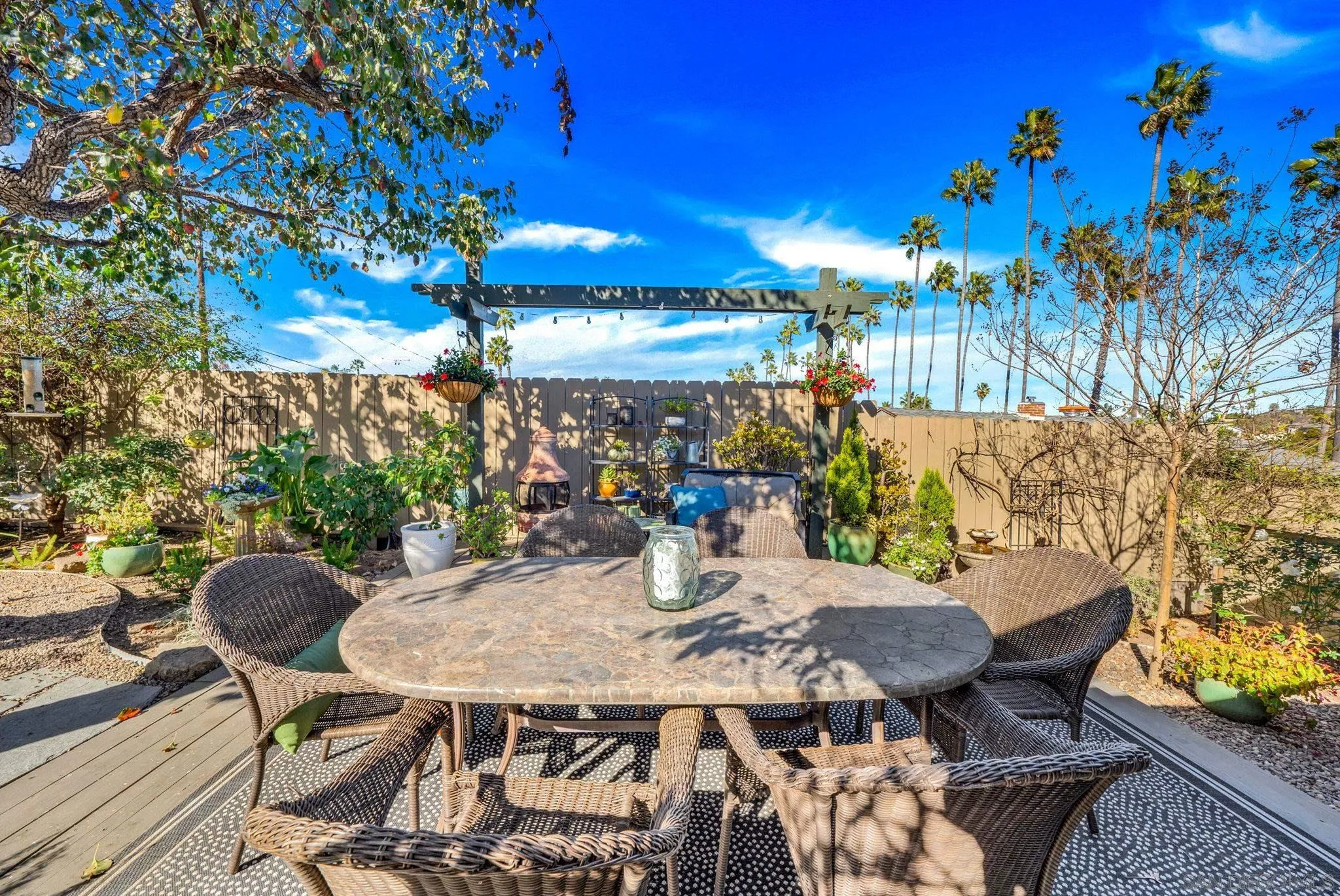 4536 Nebo Drive La Mesa, CA 91941 - Photo 35 of 58 a view of a tables and chairs in patio