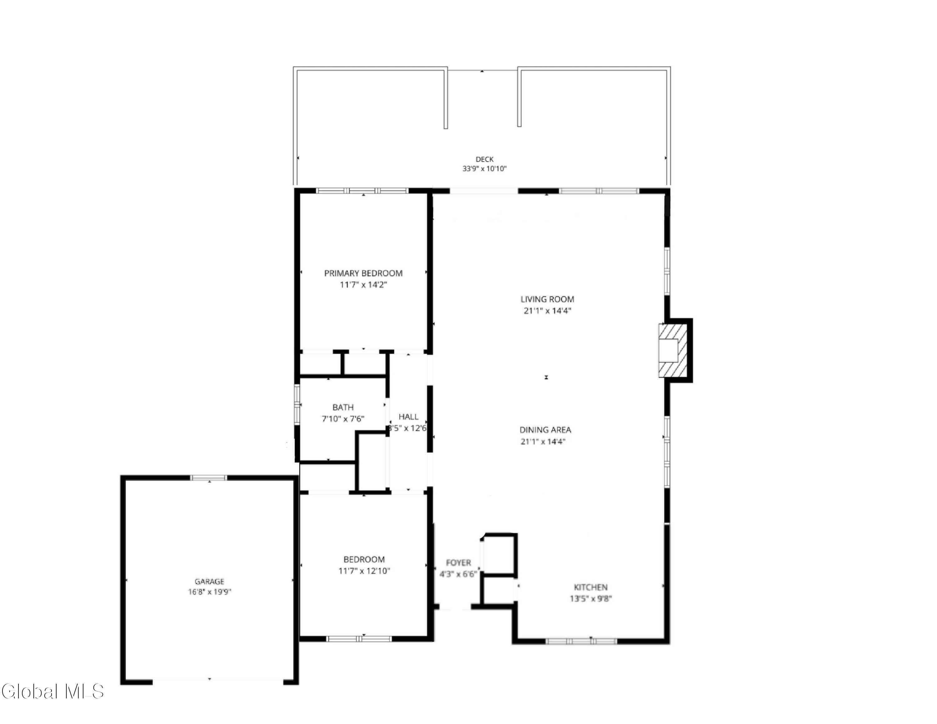 421 Potter Hill Road Petersburgh, NY 12138 - Photo 40 of 40 Floor Plan 421 Potter Hill Road