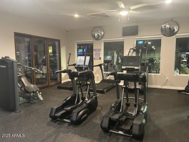 8683 East Commons Circle, Unit A313 Prescott Valley, AZ 86314 - Photo 12 of 17 a view of a room with gym equipment